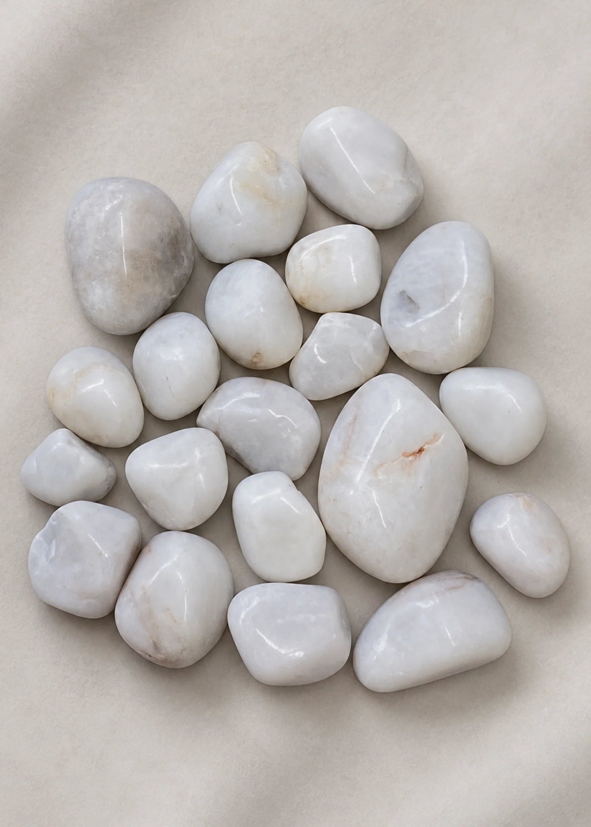 Luxury White Polished Decorative Pebbles