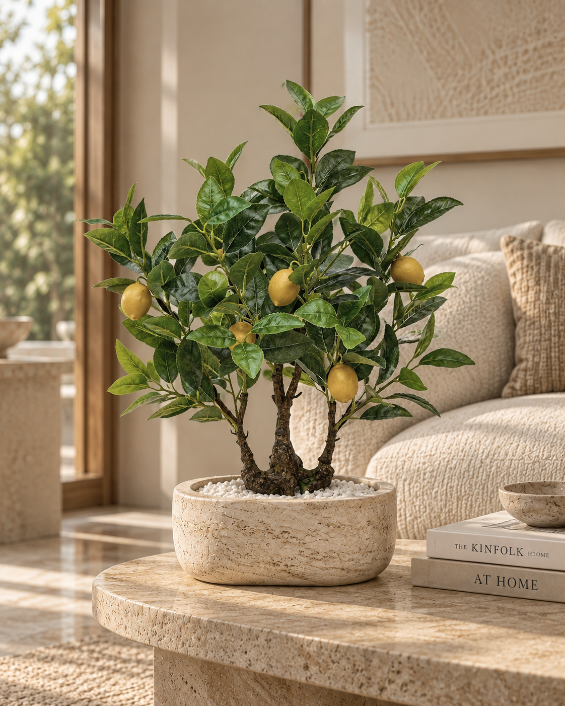 Artificial Lemon Bonsai 2 Feet