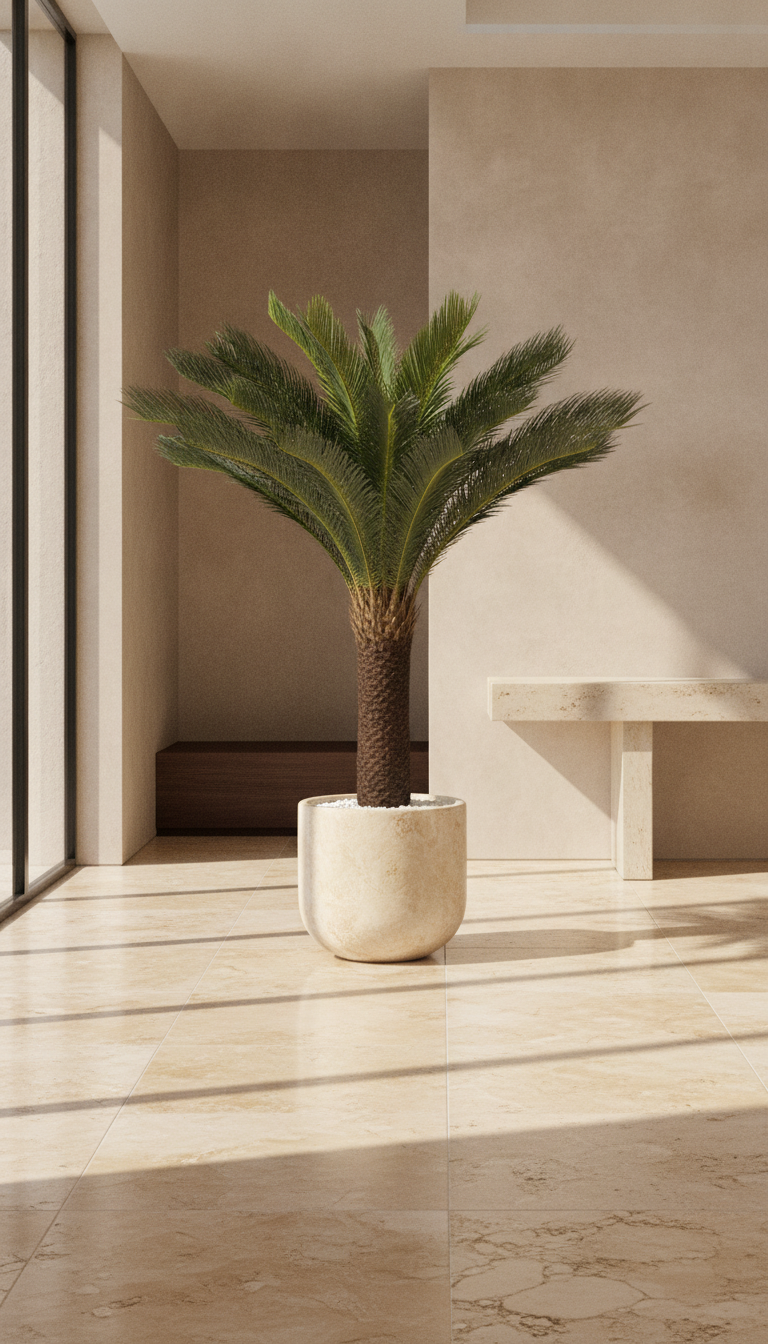 Artificial Sago Cycas Palm Tree 5 Feet