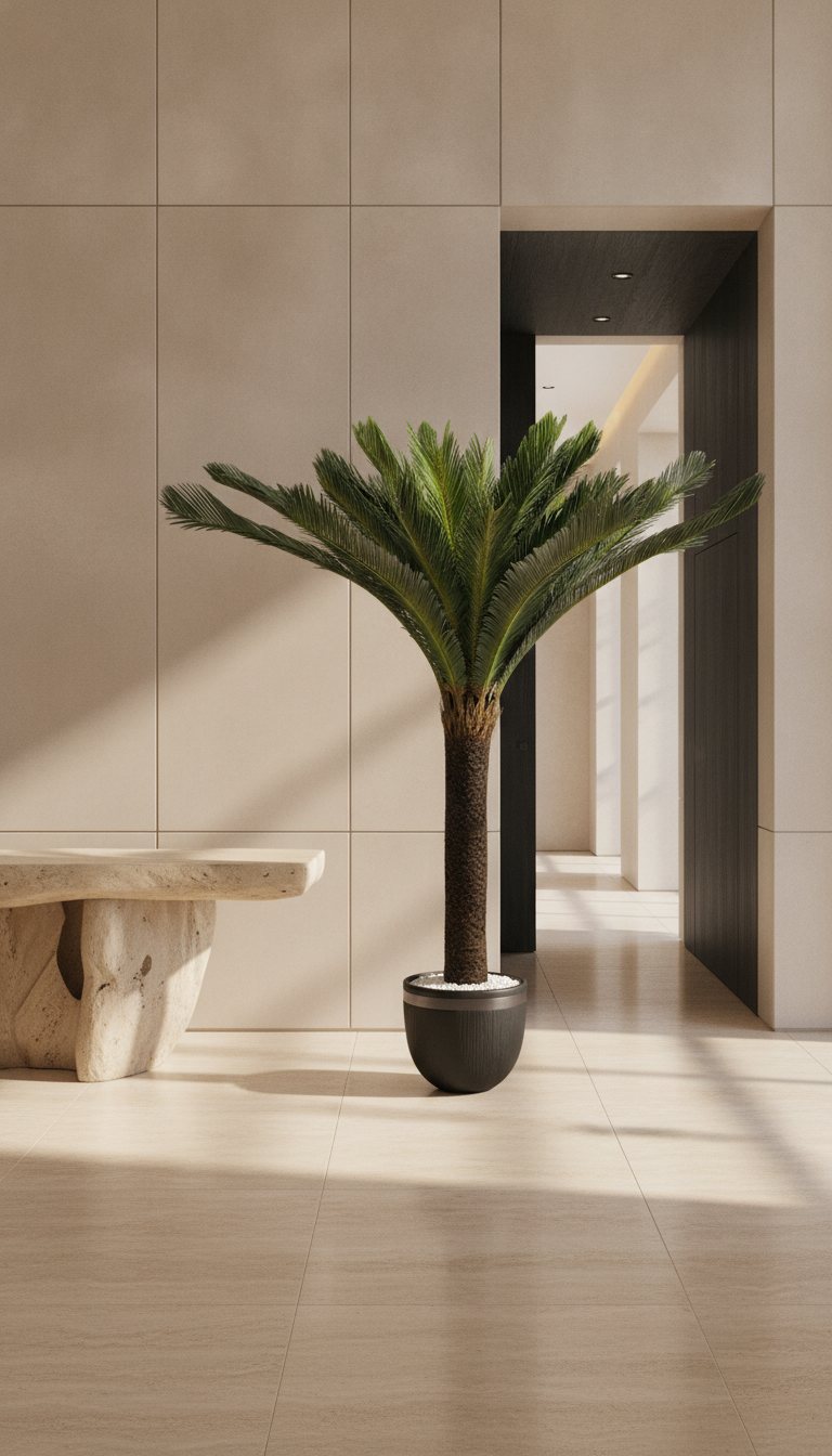 Artificial Cycas Palm Statement Tree - 7 Feet