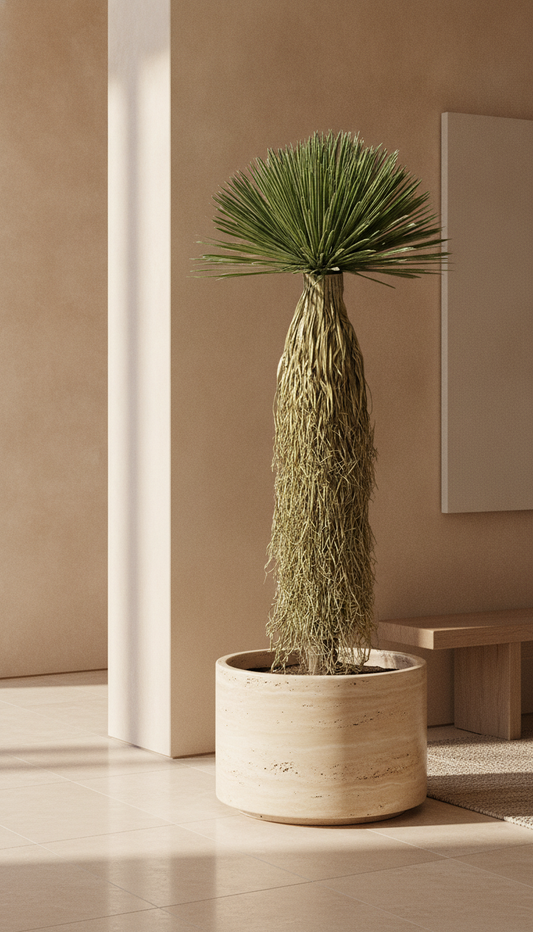 Artificial Green Yucca Rostrata Plant 5 Feet