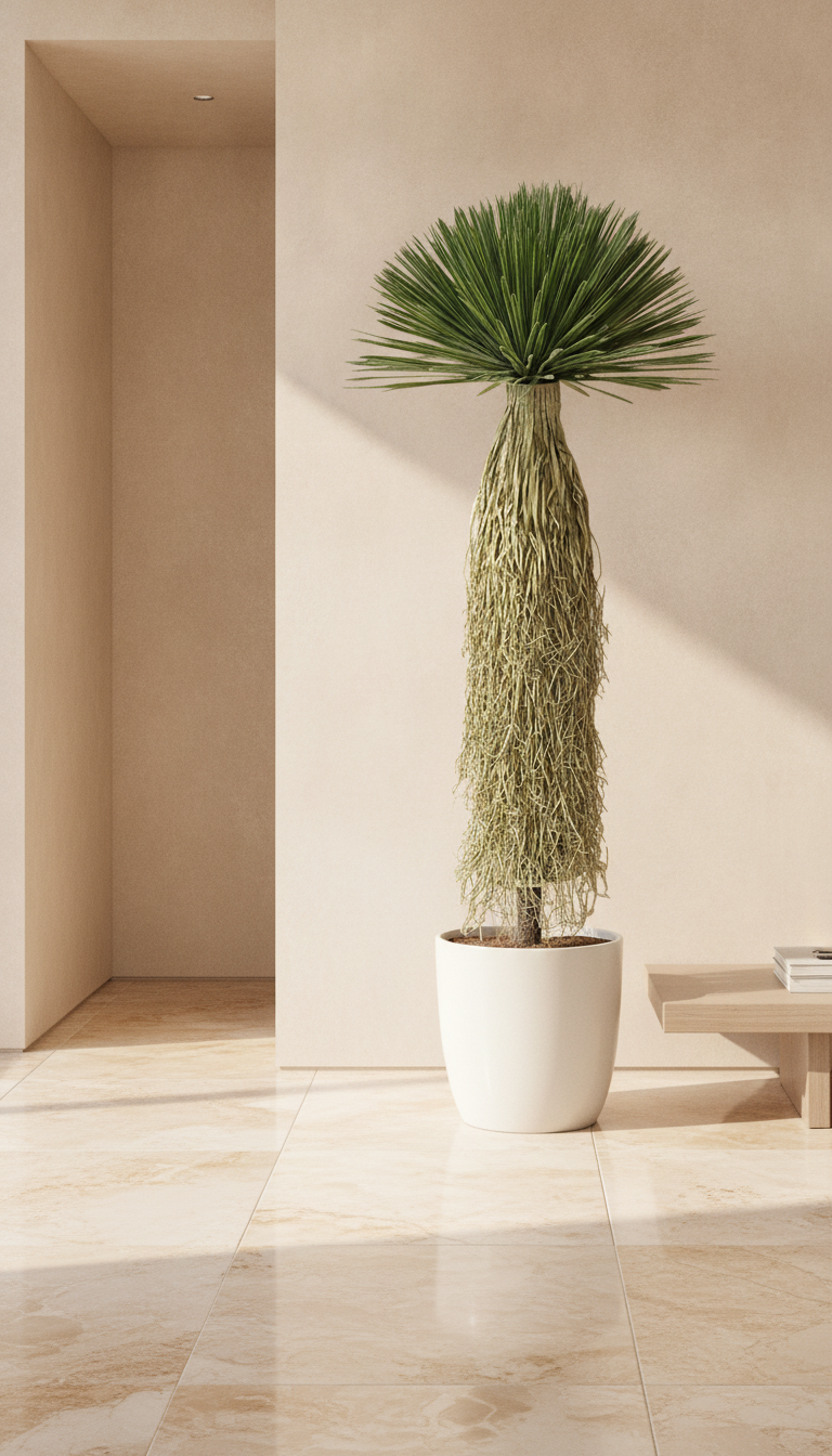 Artificial Green Yucca Rostrata Plant 5 Feet