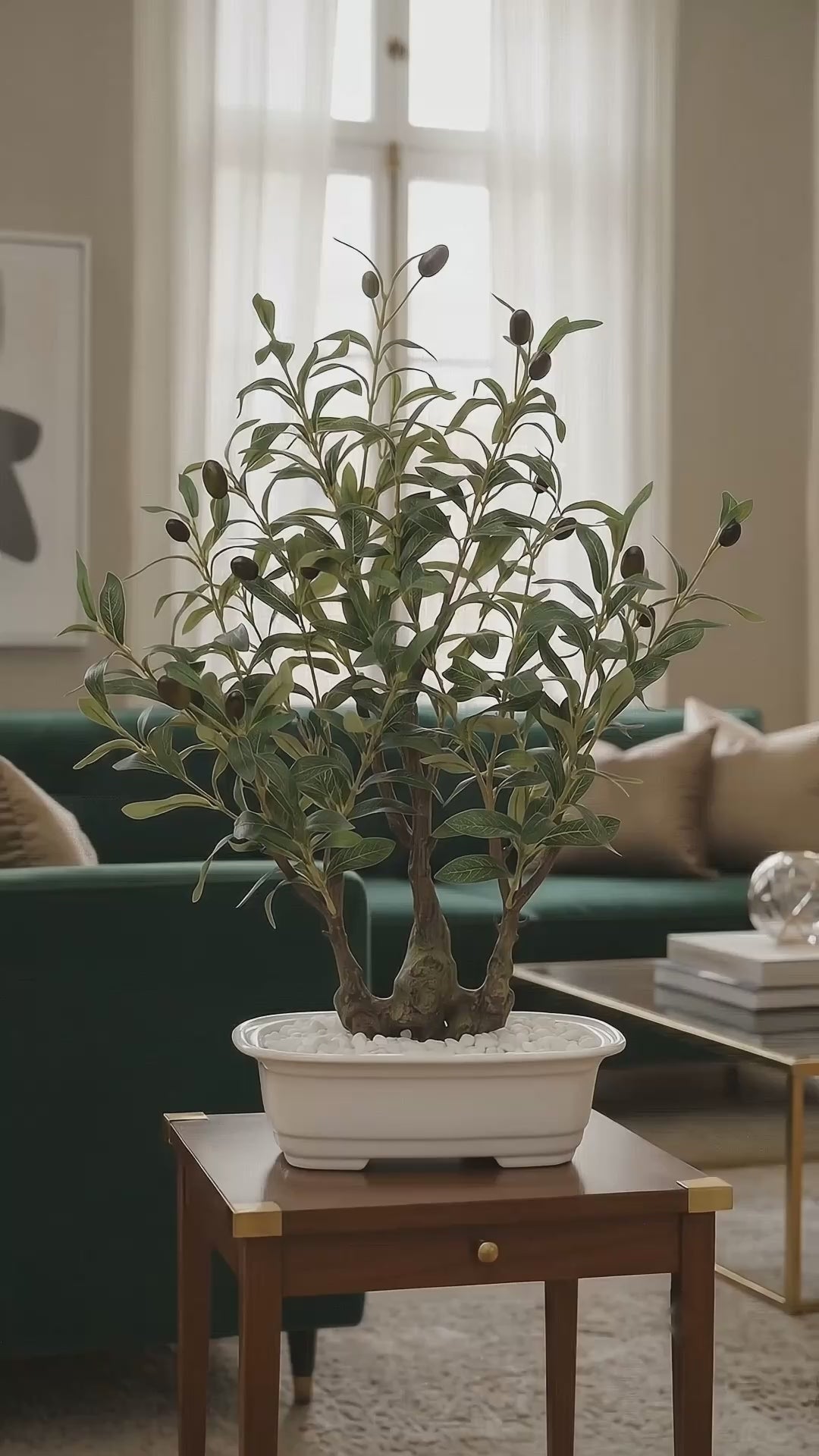 Artificial Olive Bonsai - 2 Feet